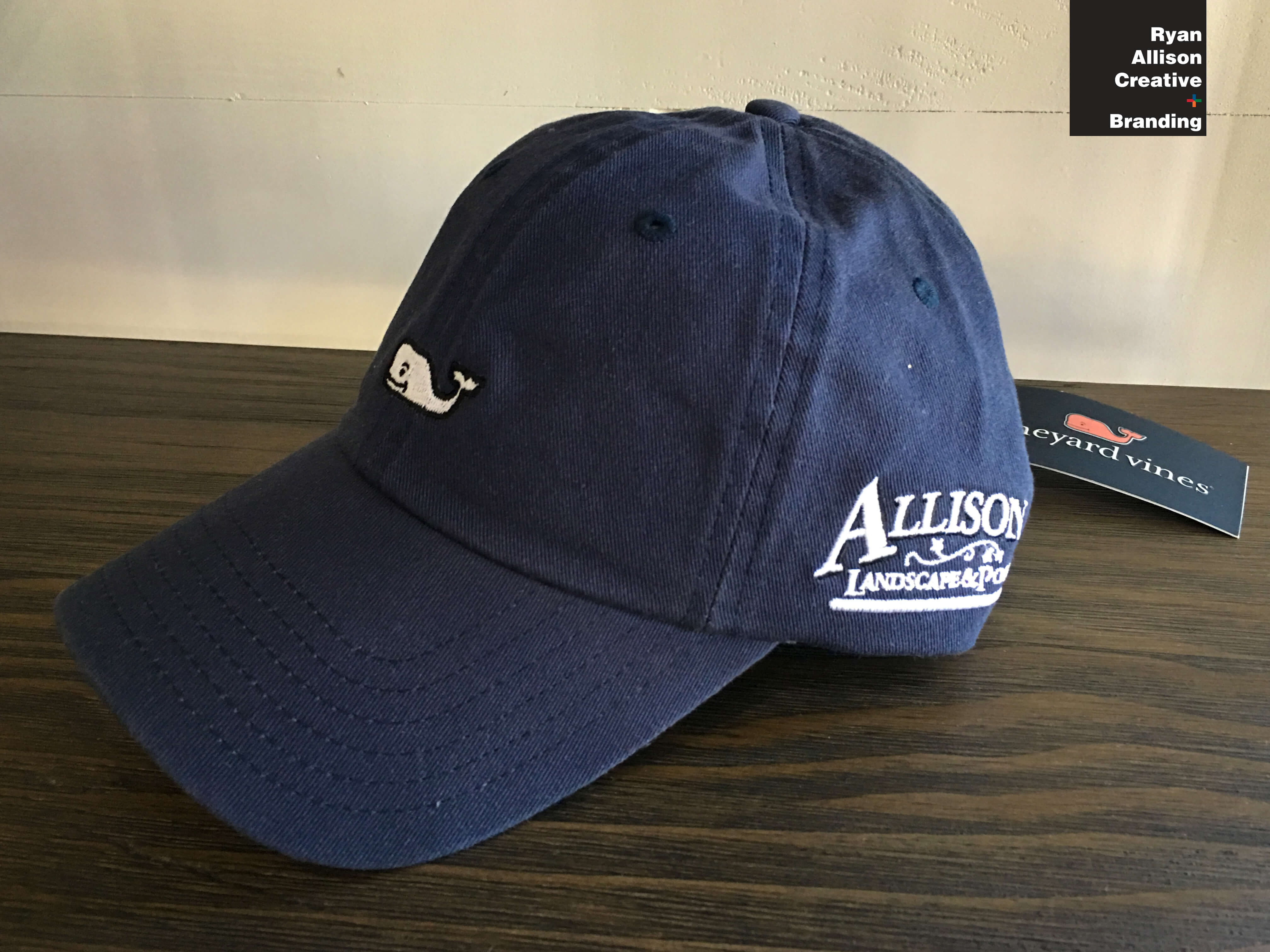 Allison Landscape & Pool Company - Custom Vineyard Vines® Baseball Hat - Ryan Allison Creative + Branding